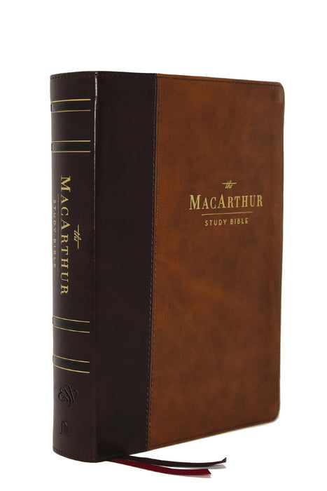 ESV, MacArthur Study Bible, Brown Leathersoft : Unleashing God's Truth One Verse at a Time (Holy Bible, English Standard Version)