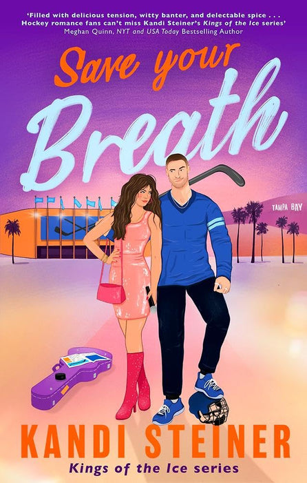 Save Your Breath : A Steamy Fake Engagement Popstar x Hockey Romance (Kings of the Ice)