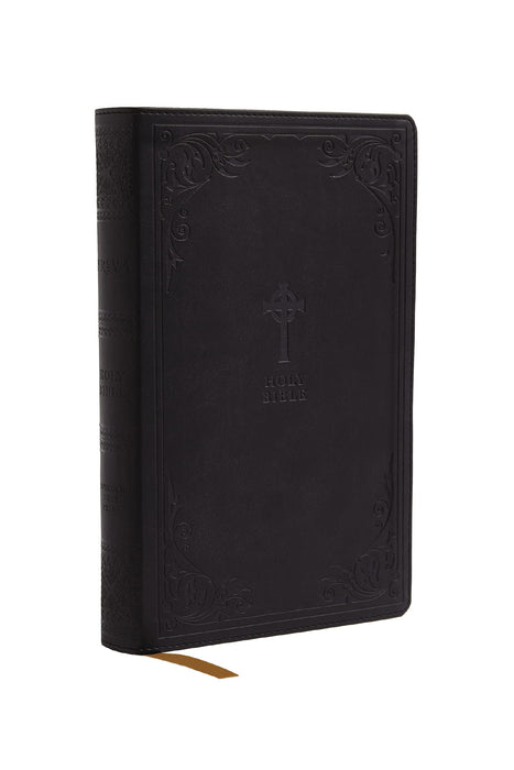 NRSV Catholic Edition Gift Bible, Black Leathersoft (Comfort Print, Holy Bible, Complete Catholic Bible, NRSV CE) : Holy Bible