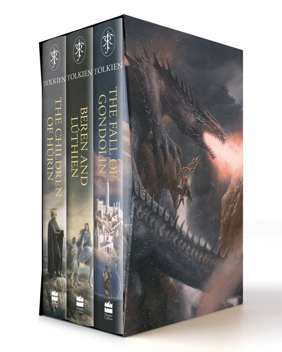 The Great Tales of Middle-earth Boxed Set : The Children of HuRin, Beren and LuThien & the Fall of Gondolin