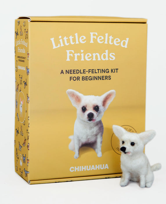 Little Felted Friends: Chihuahua : Dog Needle-Felting Beginner Kits with Needles, Wool, Supplies, and Instructions