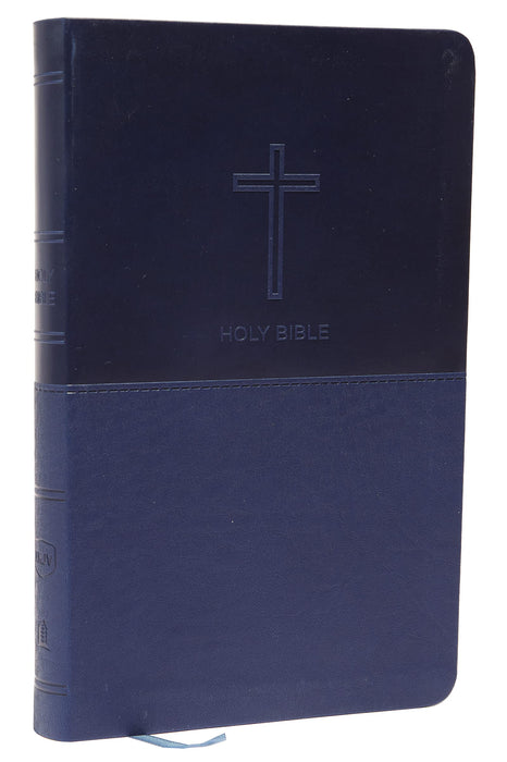 NKJV, Value Thinline Bible, Blue Leathersoft, Red Letter, Comfort Print : Holy Bible, New King James Version