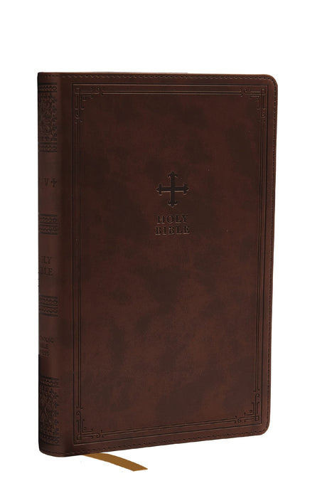 NRSV Catholic Edition Gift Bible, Brown Leathersoft (Comfort Print, Holy Bible, Complete Catholic Bible, NRSV CE) : Holy Bible