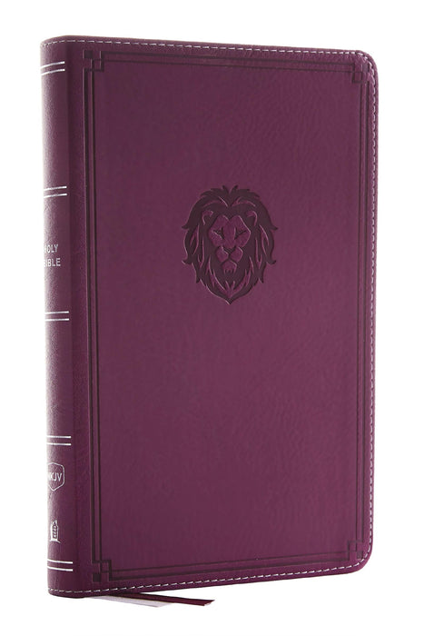 NKJV, Thinline Bible Youth Edition, Leathersoft, Purple, Red Letter, Comfort Print : Holy Bible, New King James Version
