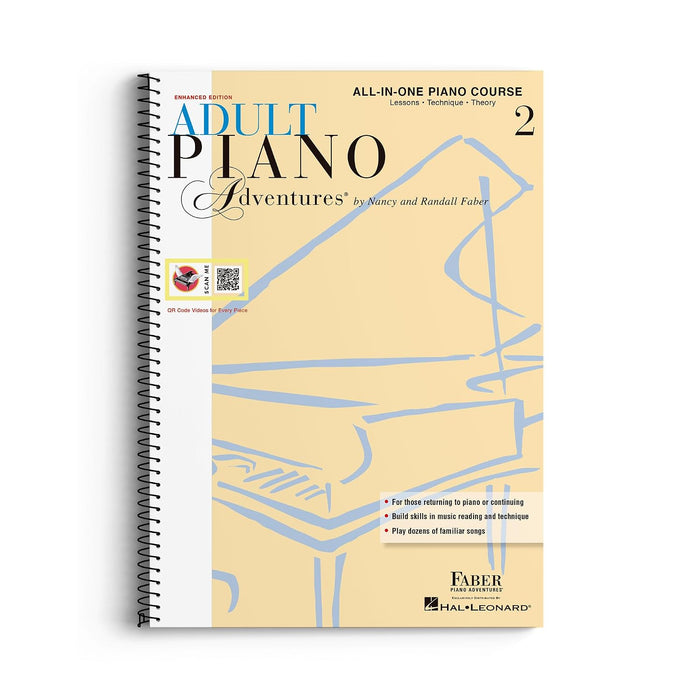 Adult Piano Adventures All-in-One Book 2 : Spiral Bound