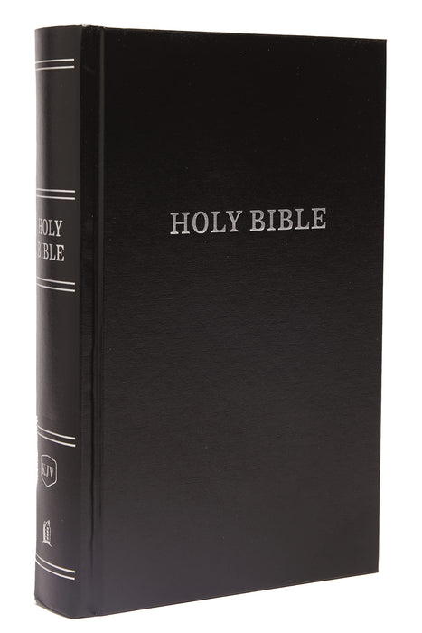 KJV, Pew Bible, Large Print, Hardcover, Black, Red Letter, Comfort Print : Holy Bible, King James Version