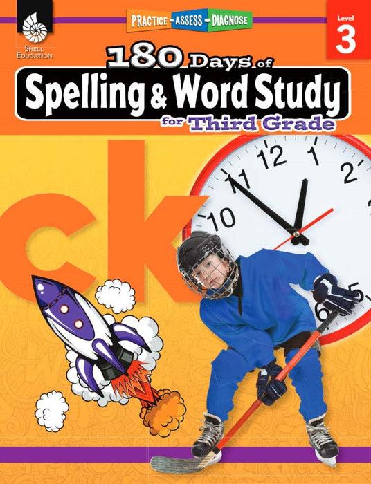 180 Days™: Spelling and Word Study for Third Grade : Practice, Assess, Diagnose