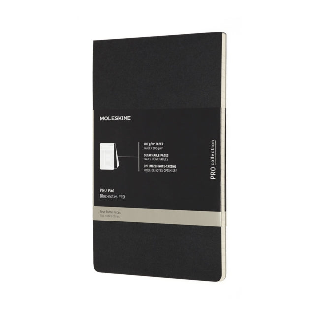 Moleskine Professional Pad, Large, Black (5 x 8.25)