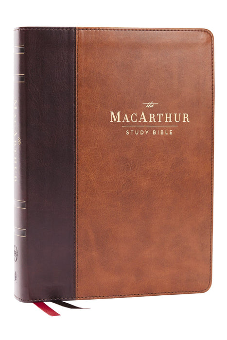 LSB, MacArthur Study Bible, Brown Leathersoft, Comfort Print, Thumb Indexed : Unleashing God's Truth One Verse at a Time (Holy Bible, Legacy Standard Bible)