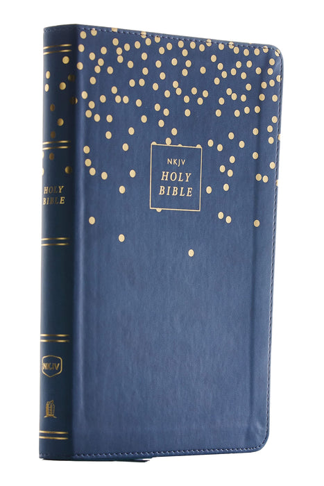 NKJV, Thinline Bible Youth Edition, Leathersoft, Blue, Red Letter, Comfort Print : Holy Bible, New King James Version