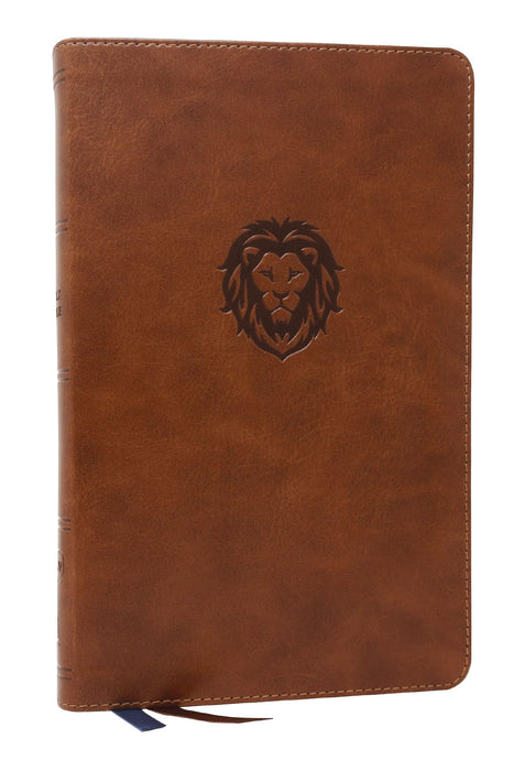 NKJV, Thinline Bible Youth Edition, Leathersoft, Brown, Red Letter, Comfort Print : Holy Bible, New King James Version