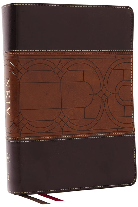 NKJV Study Bible, Leathersoft, Brown, Full-Color, Comfort Print : The Complete Resource for Studying God’s Word