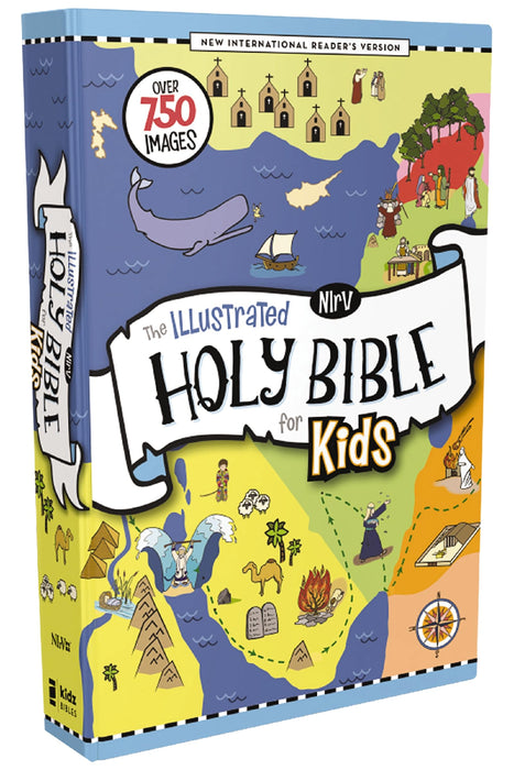 NIrV, The Illustrated Holy Bible for Kids, Hardcover, Full Color, Comfort Print : Over 750 Images