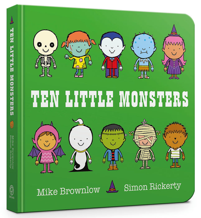 Ten Little Monsters Board Book