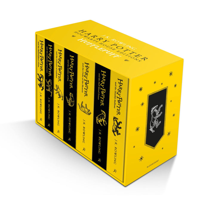 Harry Potter Hufflepuff Hogwarts House Editions Paperback Box Set