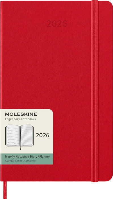 Moleskine 2026 12 Month Weekly Large Hardcover Diary