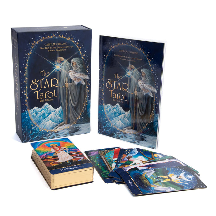 The Star Tarot : Your Path to Self-Discovery through Cosmic Symbolism (Tarot Kit Box Set with 78 Cards and Guide Book)