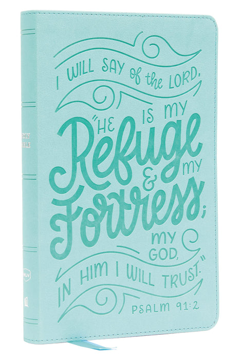 NKJV, Thinline Youth Edition Bible, Verse Art Cover Collection, Turquoise Leathersoft, Red Letter, Comfort Print : Holy Bible, New King James Version