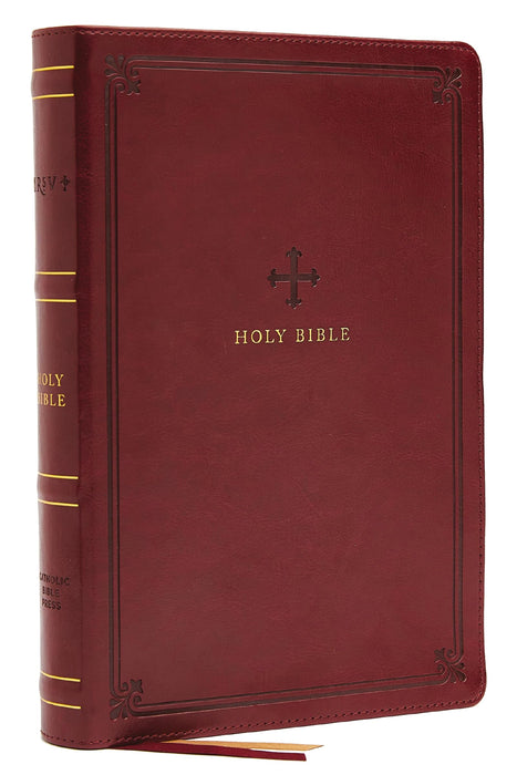 NRSV, Catholic Bible, Standard Personal Size, Leathersoft, Red, Comfort Print : Holy Bible