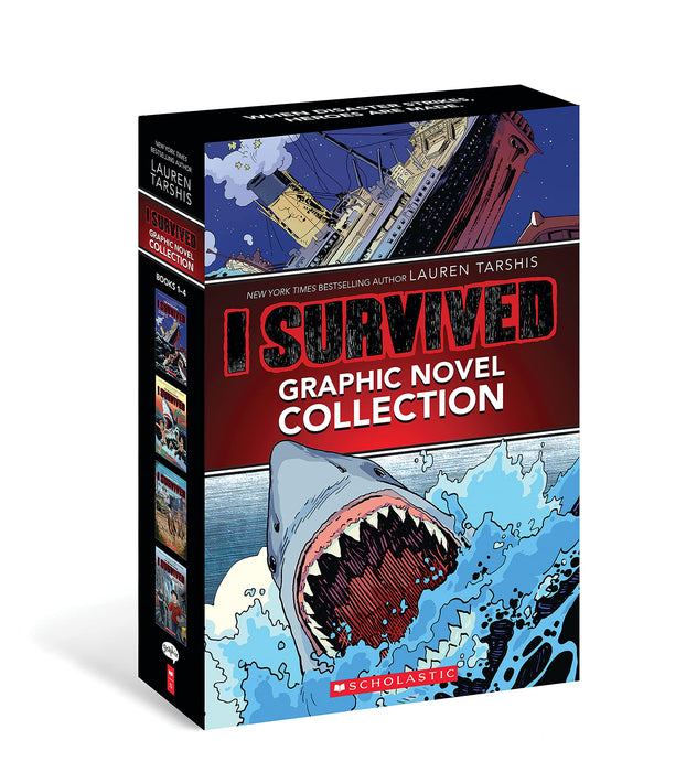 I Survived Graphic Novels #1-4 Box Set