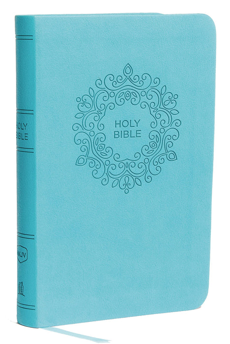 NKJV, Thinline Bible, Compact, Leathersoft, Blue, Red Letter, Comfort Print : Holy Bible, New King James Version