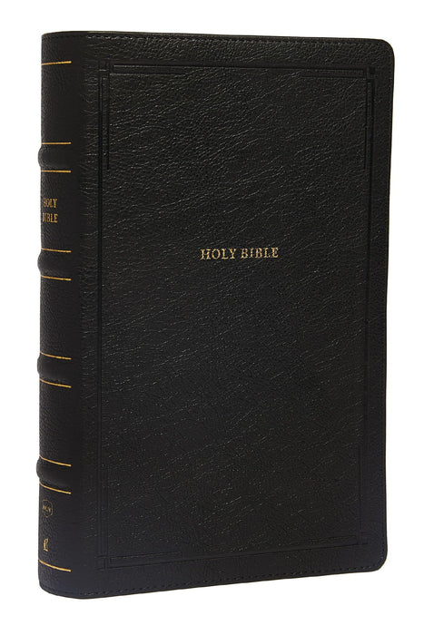 NKJV, End-of-Verse Reference Bible, Personal Size Large Print, Leathersoft, Black, Thumb Indexed, Red Letter, Comfort Print : Holy Bible, New King James Version