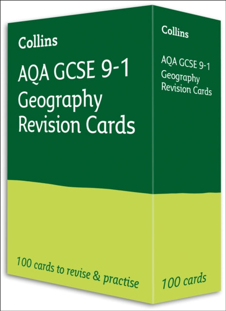 AQA GCSE 9-1 Geography Revision Cards : Ideal for the 2027 and 2028 Exams