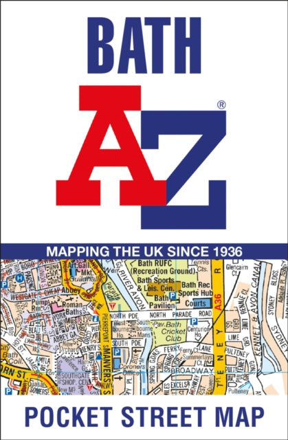 Bath A-Z Pocket Street Map : Accurate Street Map for Easy Navigation