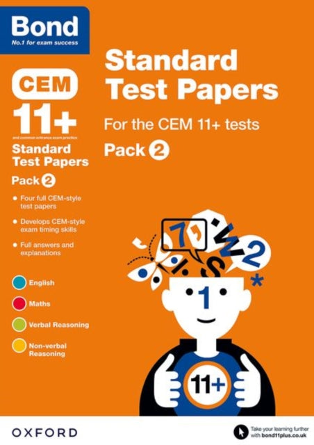 CEM: Bond 11+ Standard Test Papers: Ready for the 2026 Cambridge Select Insight exam : Pack 2