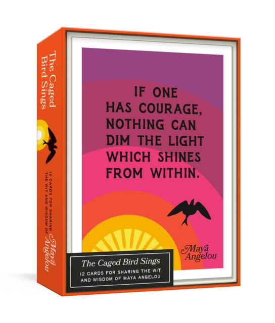 The Caged Bird Sings Note Cards : 12 Cards for Sharing the Wit and Wisdom of Maya Angelou