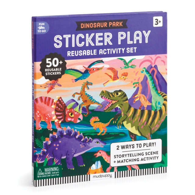 Dinosaur Park Sticker Play Reusable Activity Set