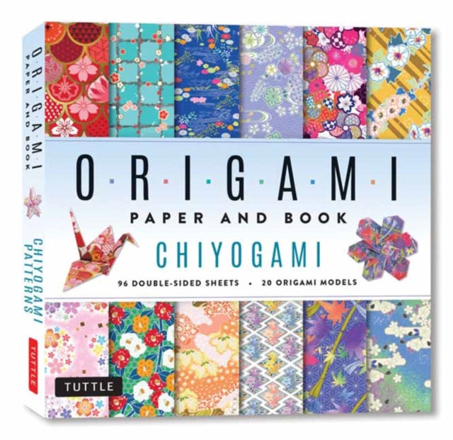 Chiyogami Origami Paper and Book : 20 Easy Models with 96 High Quality Folding Sheets (Double-Sided)