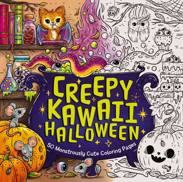 Creepy Kawaii Halloween : 50 Monstrously Cute Coloring Pages