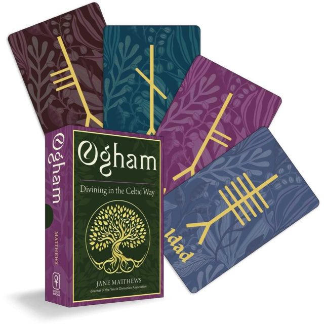 Ogham : Divining in the Celtic Way (25-Card Deck and 192-Page Guidebook)