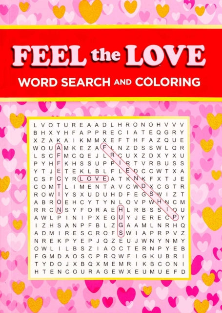 Feel the Love Word Search and Coloring