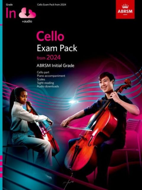 Cello Exam Pack from 2024, Initial Grade : Cello Part & Piano Accompaniment