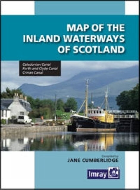 Map of the Inland Waterways of Scotland : Caledonian Canal, Forth and Clyde Canal