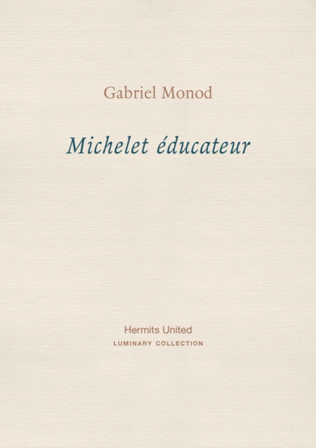 Michelet educateur : 5