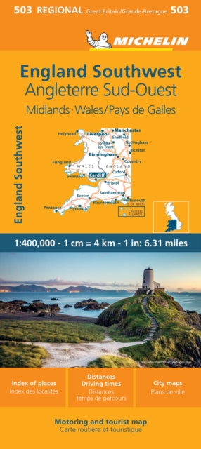Wales - Michelin Regional Map 503 : Map