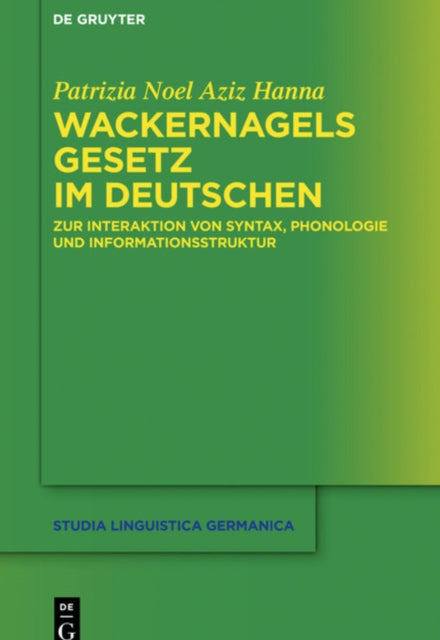 Wackernagels Gesetz im Deutschen : 122