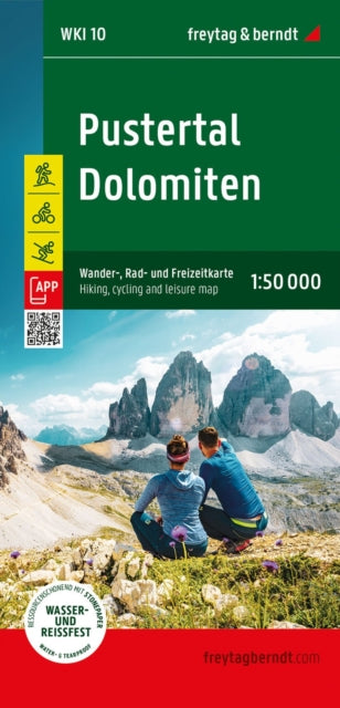 Pustertal - Dolomites Hiking, Cycling and Leisure Map : WKI10