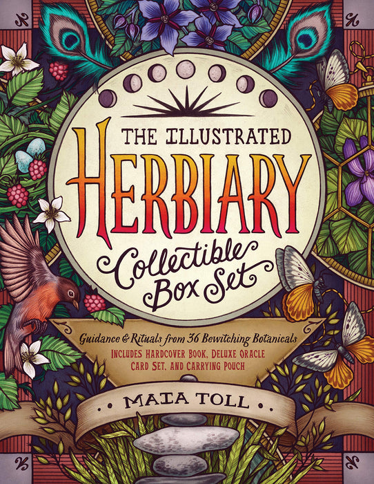 The Illustrated Herbiary Collectible Box Set : Guidance and Rituals from 36 Bewitching Botanicals; Includes Hardcover Book, Deluxe Oracle Card Set, and Carrying Pouch
